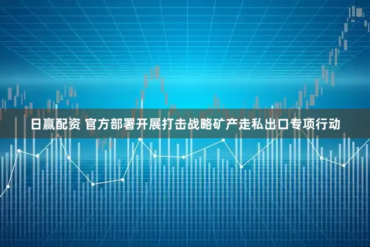 日赢配资 官方部署开展打击战略矿产走私出口专项行动